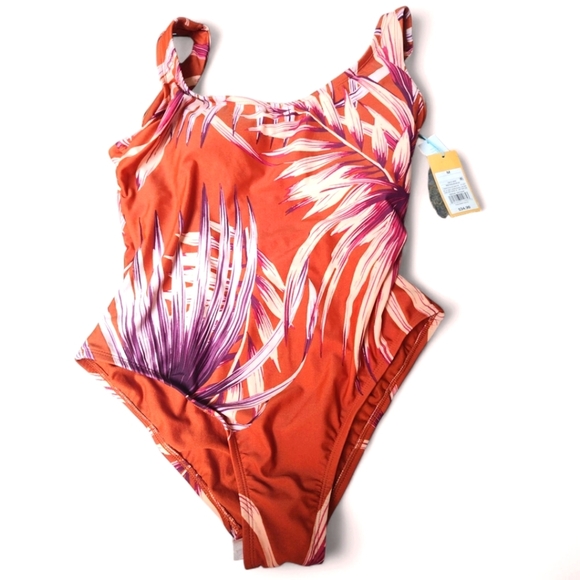 NWT Del Sol Women's One Piece in Orange and Purple, M - Picture 1 of 4
